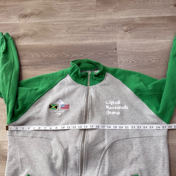 Vintage LRG Lifted Research Group Nature Rock WarmUp Track Jacket Mens 3XL XXXL - Picture 10 of 11